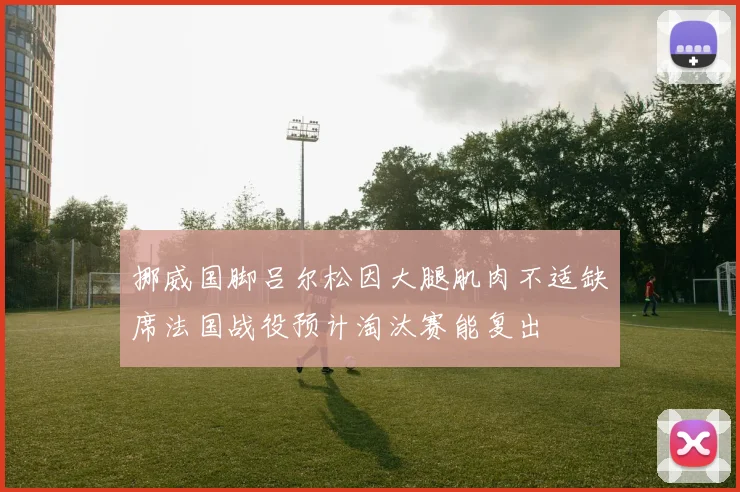 挪威国脚吕尔松因大腿肌肉不适缺席法国战役预计淘汰赛能复出